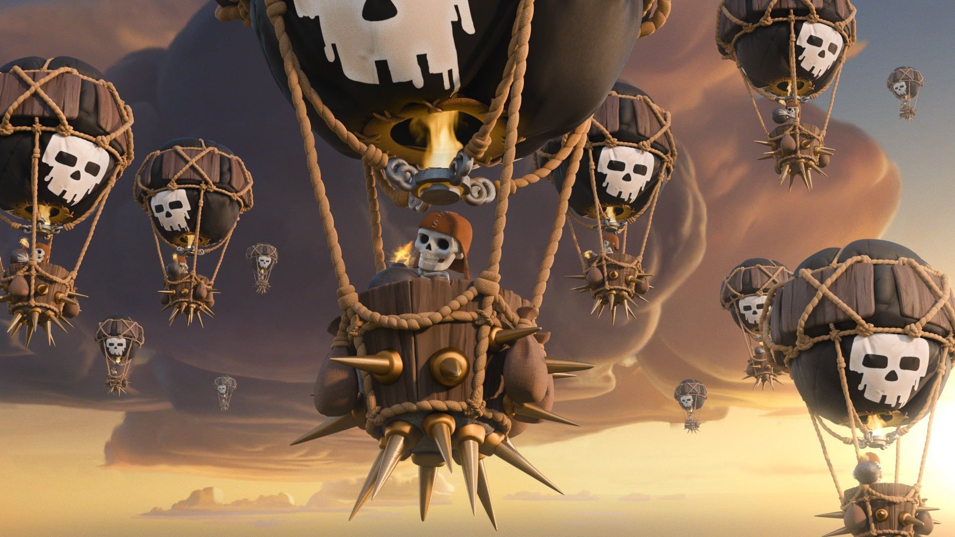 Clash of Clans Parade. Clash of clans, Clan castle, Balloons