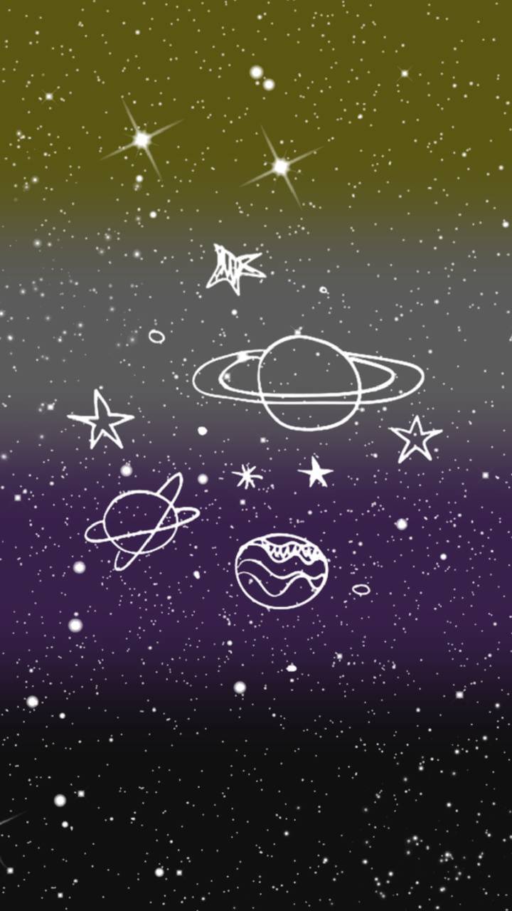 Non binary Space wallpaper