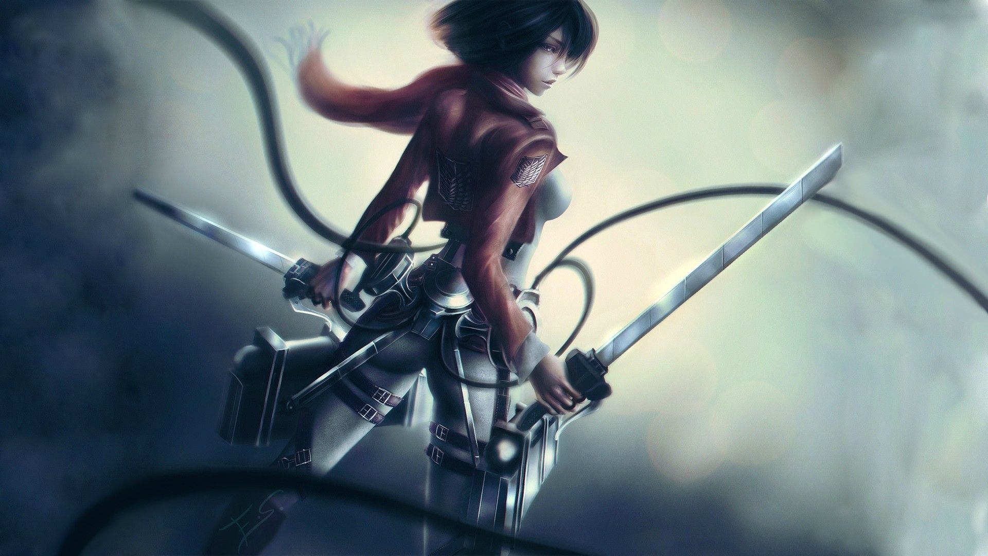 Shingeki No Kyojin, Attack on Titan, Mikasa Ackerman wallpaper PNG. Anime. Tokkoro.com Amazing HD Wallpaper