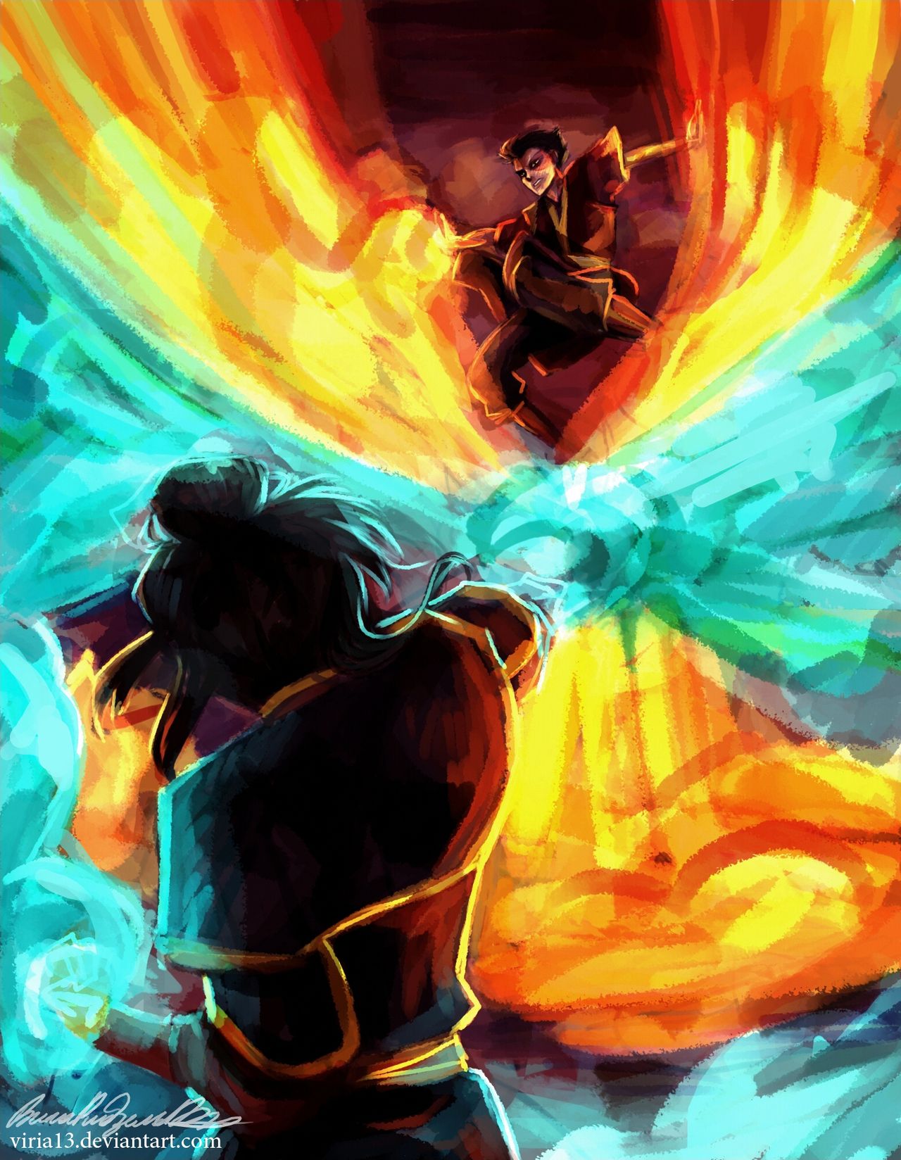 The showdown that was always meant to be. Avatar: The Last Airbender / The Legend of Korra