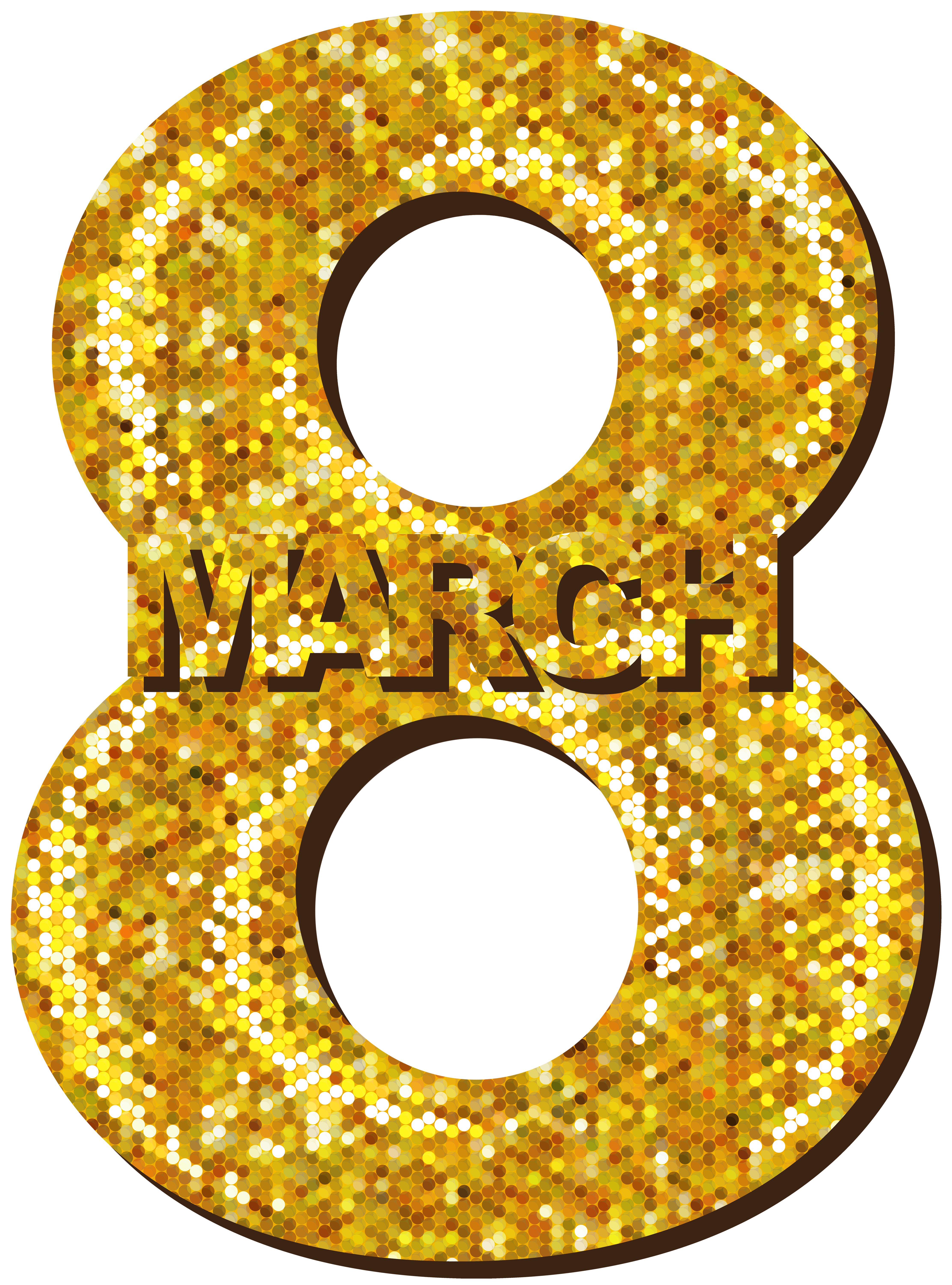 8th March Gold Transparent Clip Art Image Quality Image And Transparent PNG Free Clipart