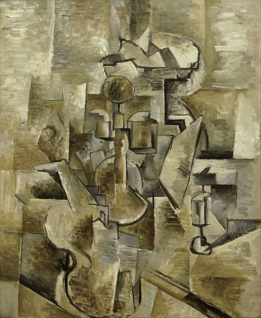 Georges Braque. Violin and Candlestick