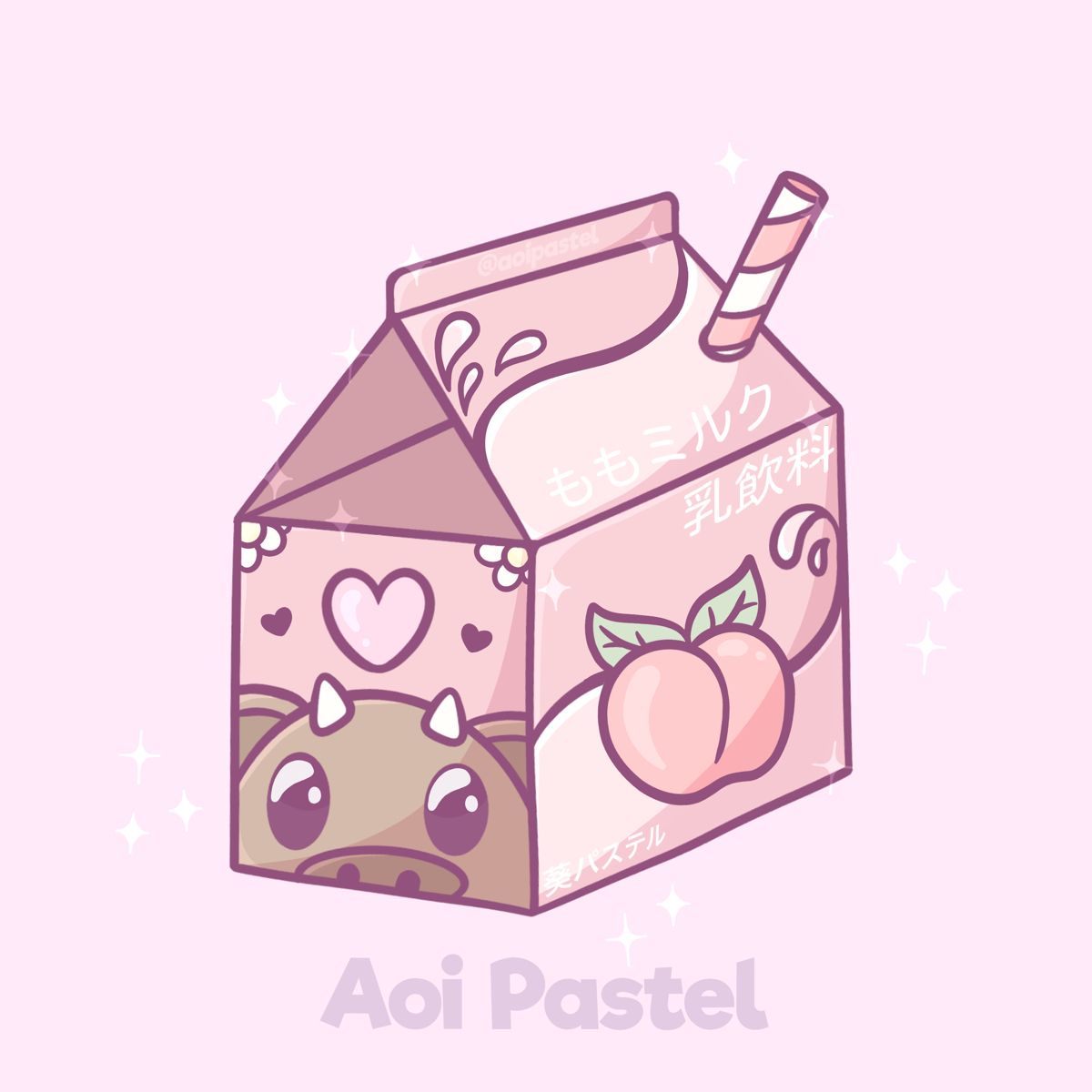 Peach milk aesthetic. Digital art illustration, Aesthetic art, Aesthetic drawing