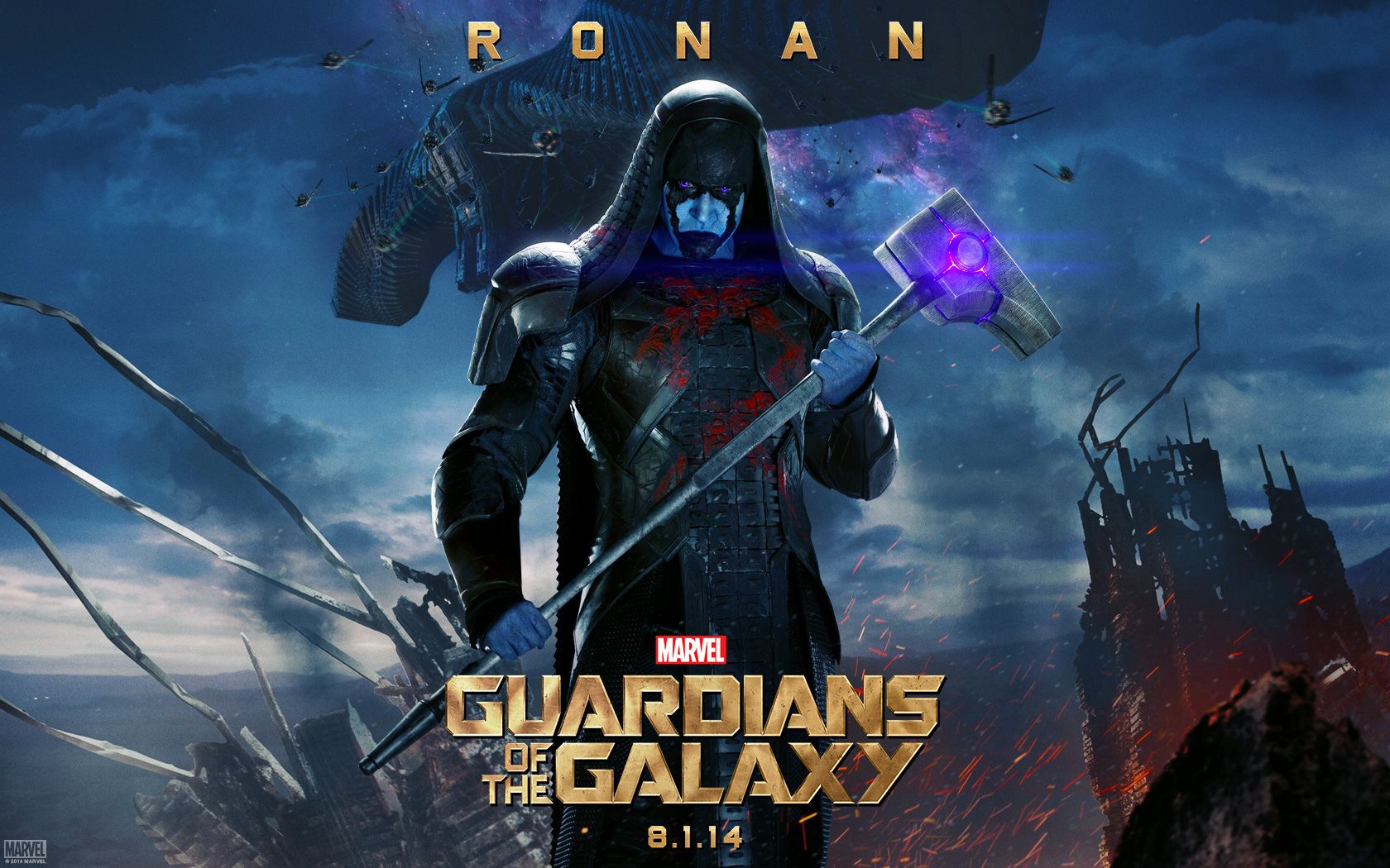 Ronan the Accuser Wallpaper. Ronan Guardians of the Galaxy Wallpaper, Ronan the Accuser Wallpaper and Saoirse Ronan Wallpaper