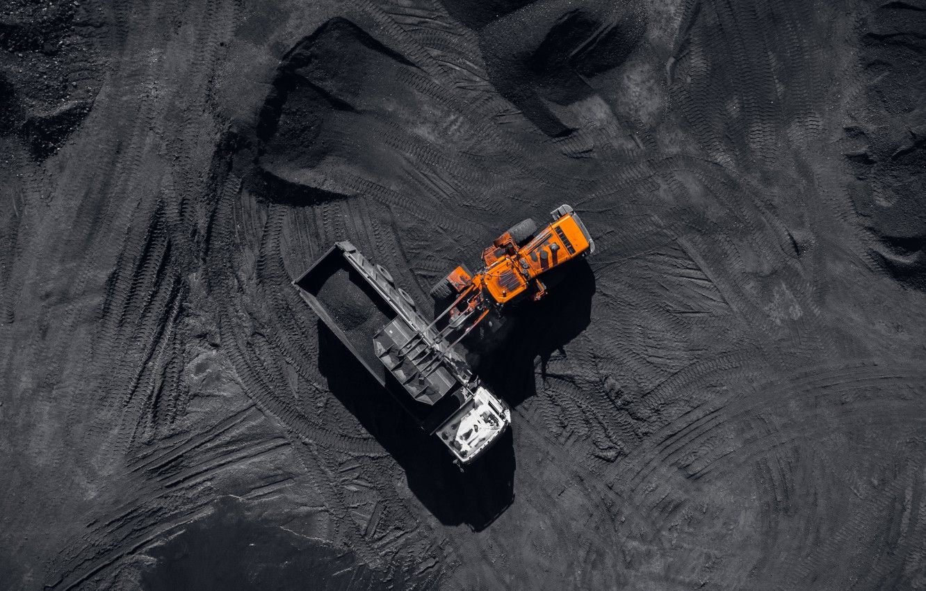 Wallpaper dust, heavy machinery, coal, mining image for desktop, section разное