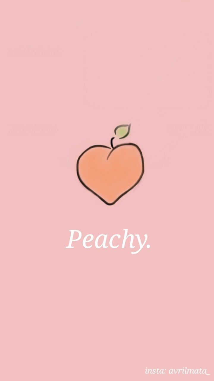 Aesthetic Peach Pink Wallpaper