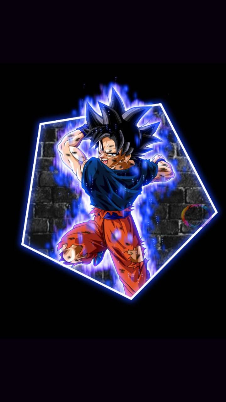 Goku 01 neon wallpaper