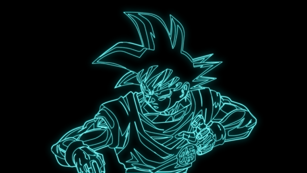 Neon Goku Wallpapers - Wallpaper Cave