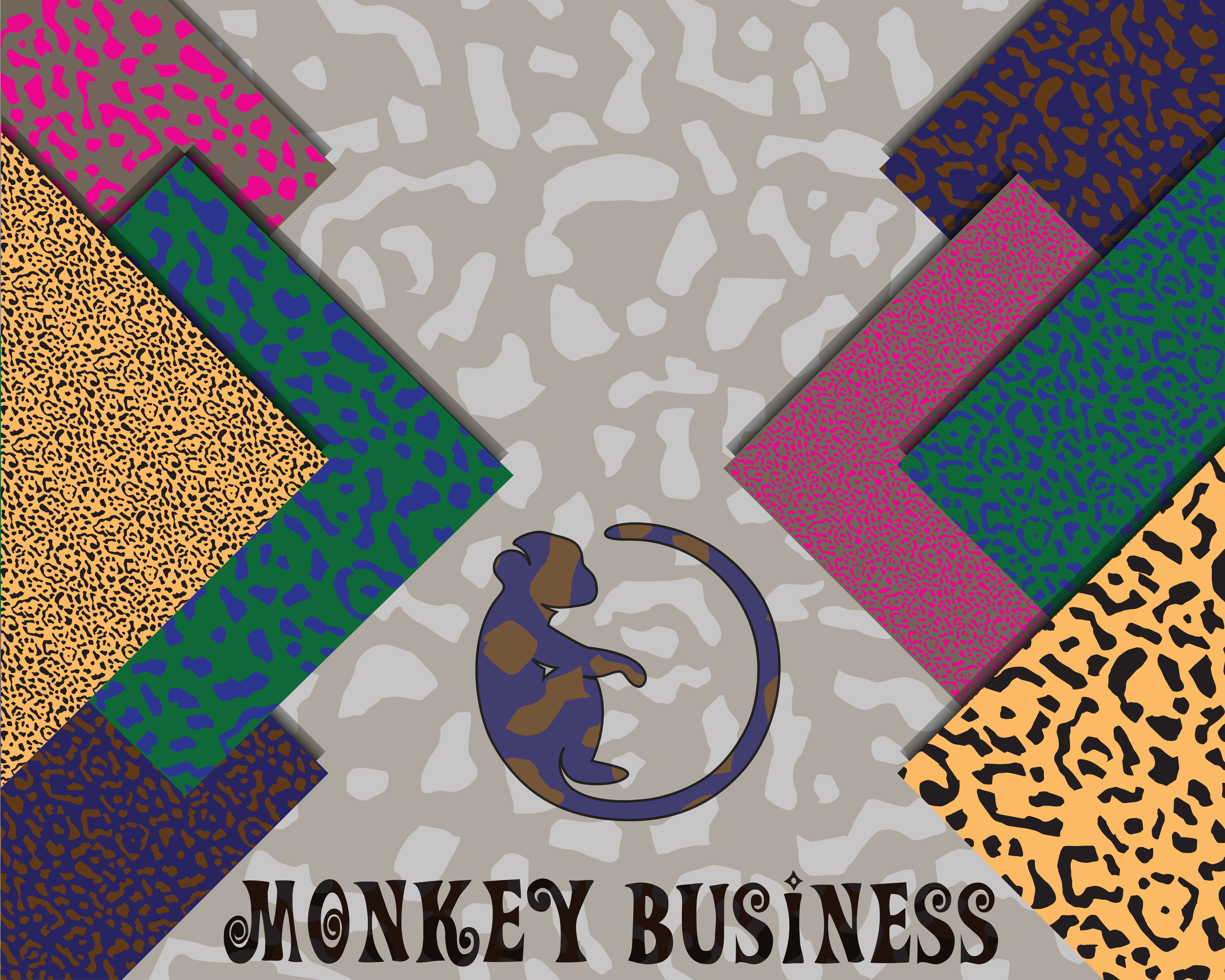 leopard digital papers, seamless wallpaper, Scrapbook papers By Monkey Camouflage Design