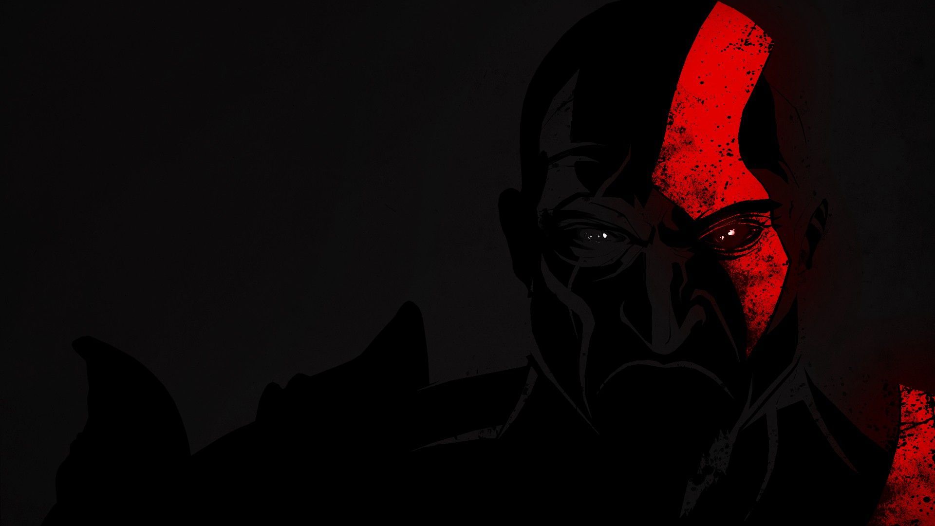 Kratos Black. Kratos god of war, God of war, HD wallpaper