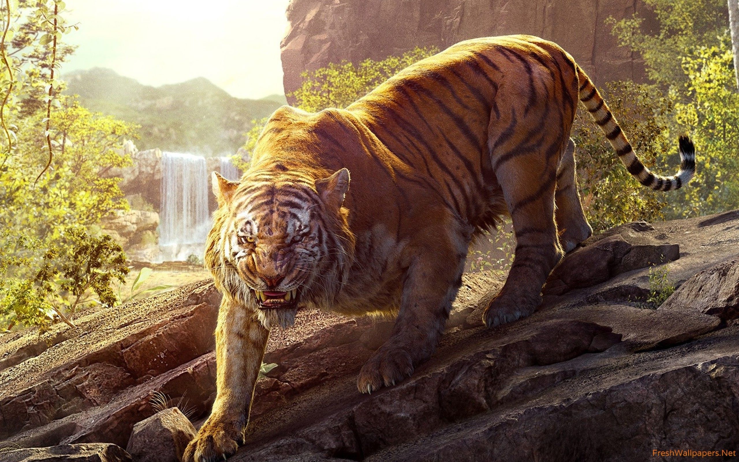 Shere Khan The Jungle Book 2016 wallpaper
