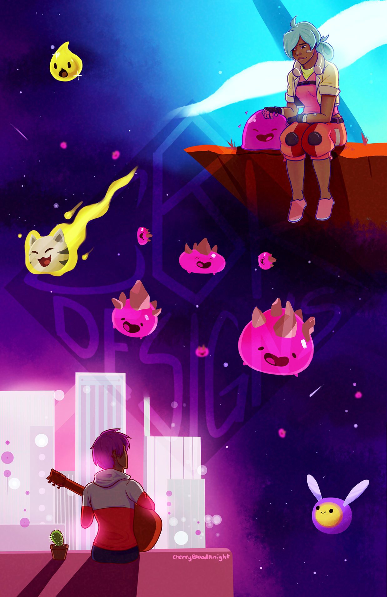 Light Years Slime Rancher Art Print. Slime rancher, Slime rancher game, Slime