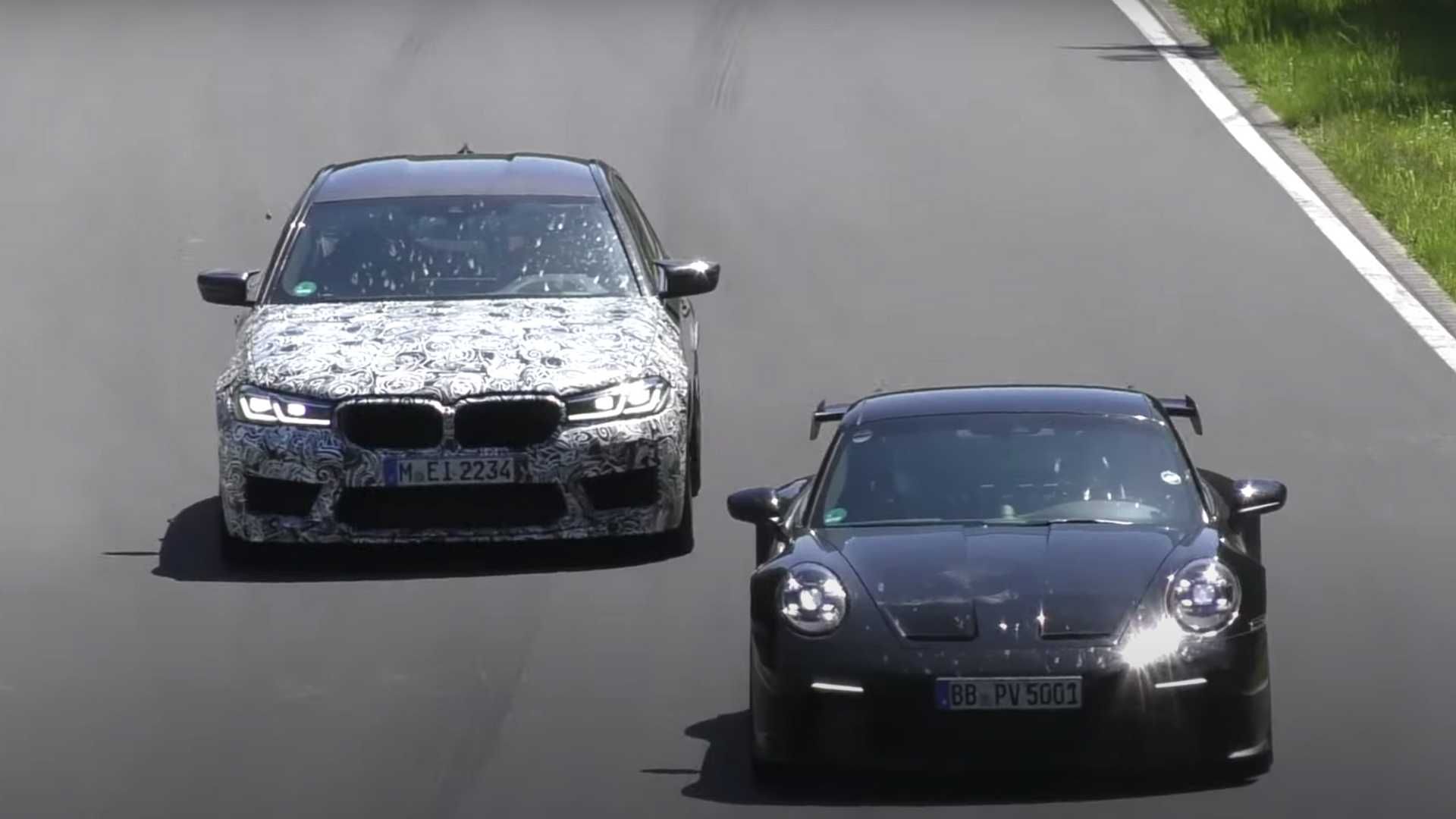 Watch the 2021 BMW M5 CS lap the Nurburgring at full speed
