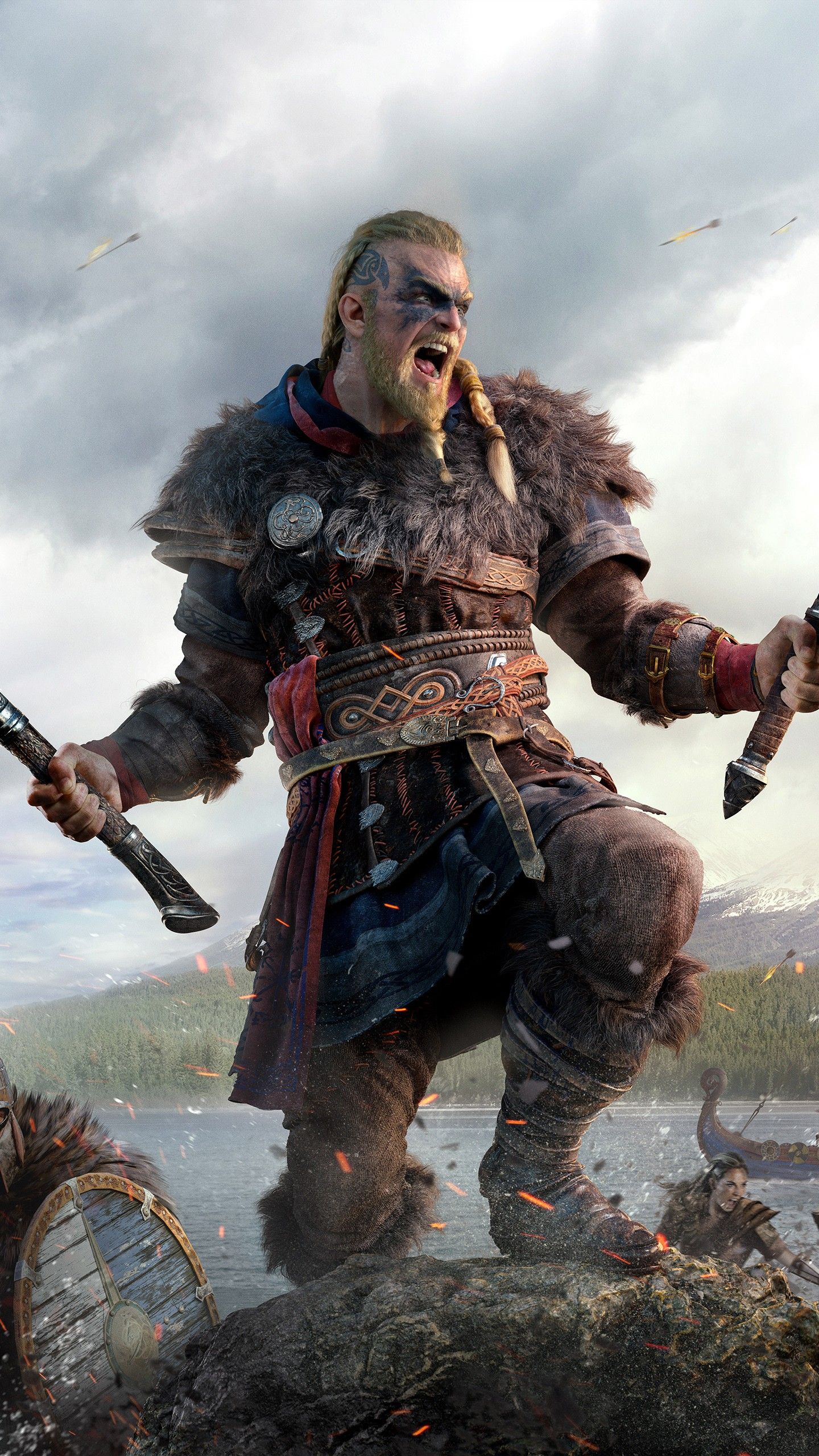 Eivor Viking in Assassin's Creed Valhalla 2020 Game 4K 8K Wallpaper