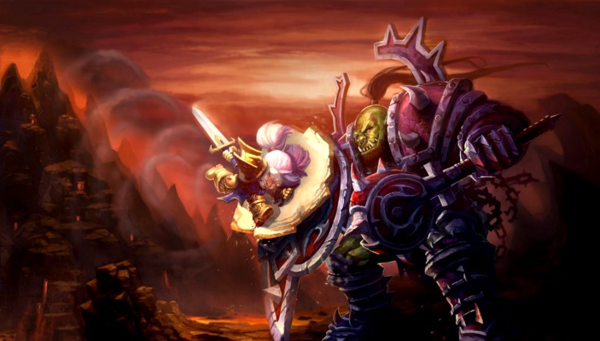 World Of Warcraft Orc Fighter Wallpaper