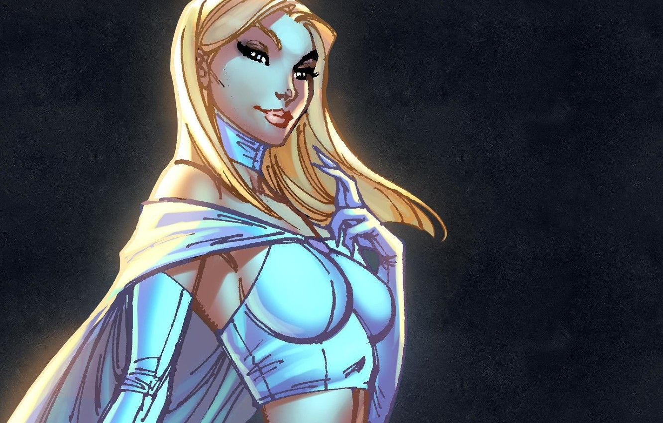 Wallpaper superhero, marvel, Emma Frost, trading card steam, Emma frost image for desktop, section фантастика
