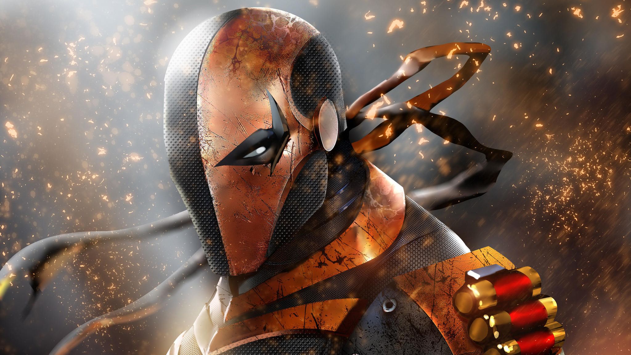 Wallpaper: DC Comics, Deathstroke, Art