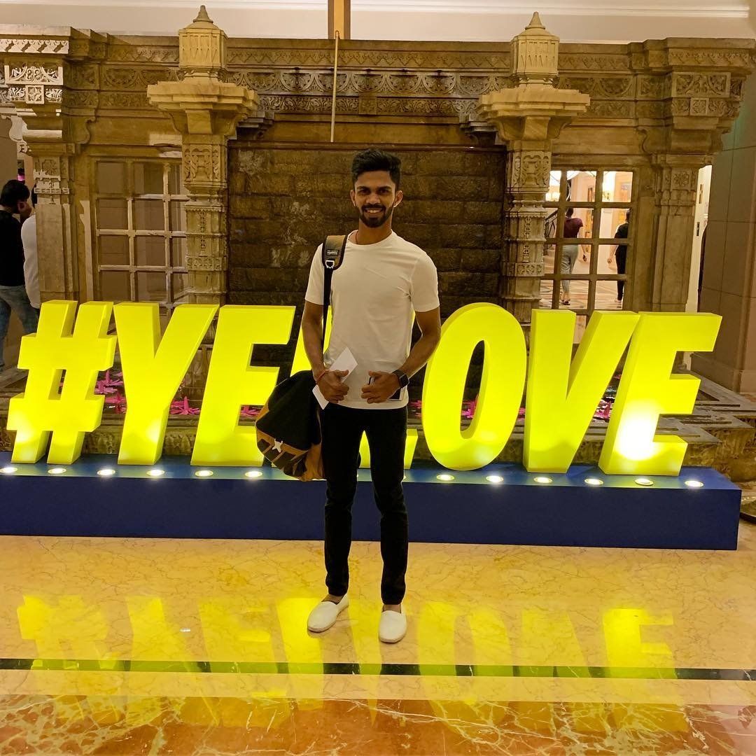 Chennai Super Kings newest Lion Ruturaj Gaikwad is here at the #HomeSweetDen! May the Kingdom of #Yellove bless him with whistles in abundance! #WhistlePodu
