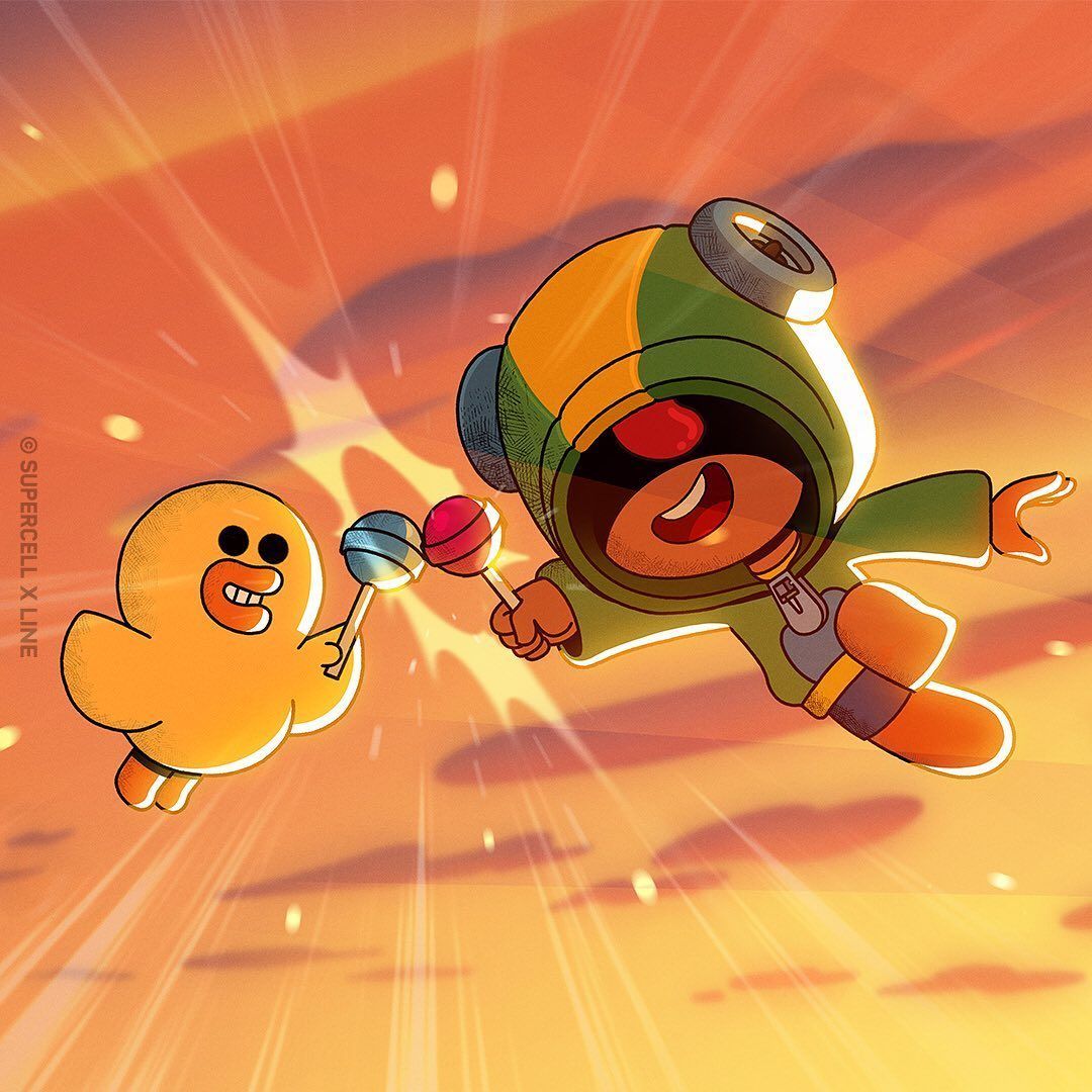 Brawl Stars Line Friends Wallpapers - Wallpaper Cave