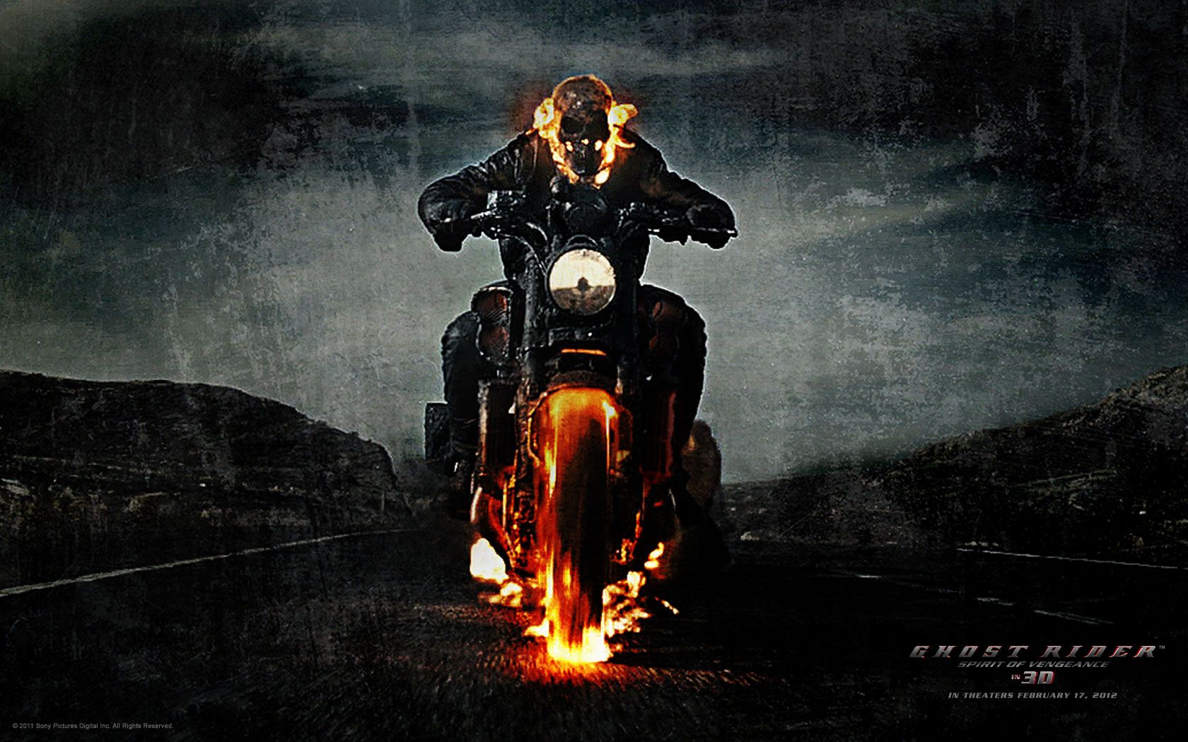ghost rider spirit of vengeance wallpaper 3d