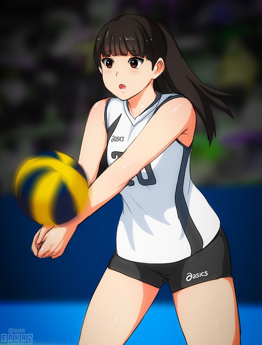 Anime Volleyball Player Girl