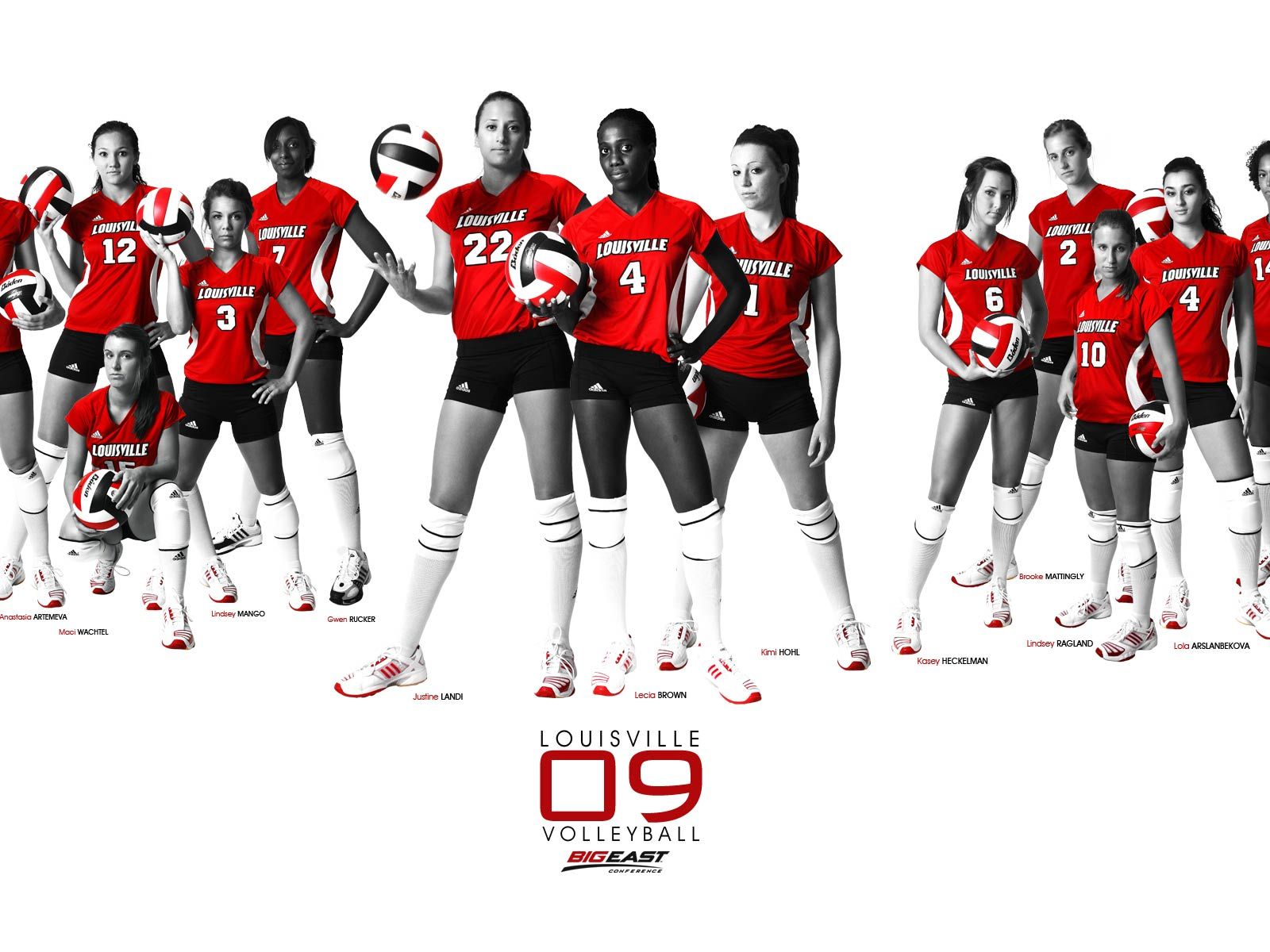 Louisville Volleyball Women Team Big East Conference 1600x1200 DESKTOP Beach Volleyball and Volleyball