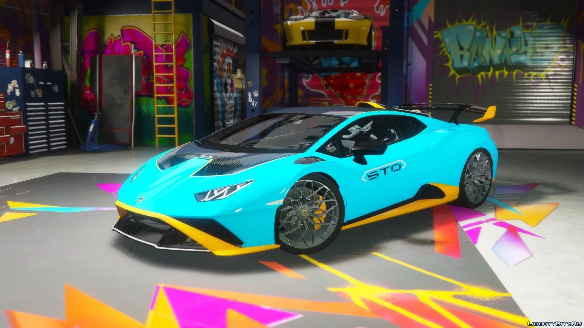Lamborghini Huracan STO 2021 [Add On] 1.1 For GTA 5