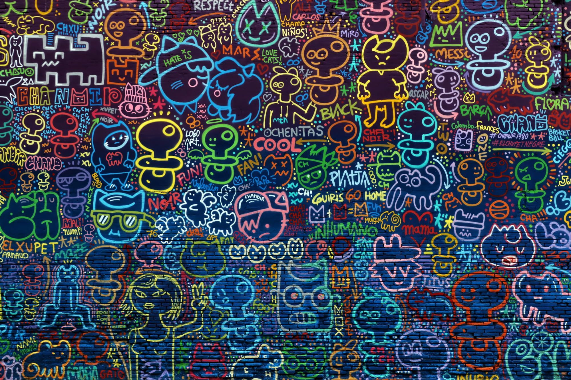 multicolored doodle art #background #wall #drawings P #wallpaper #hdwallpaper #desktop. Doodle art, Art, Lion artwork