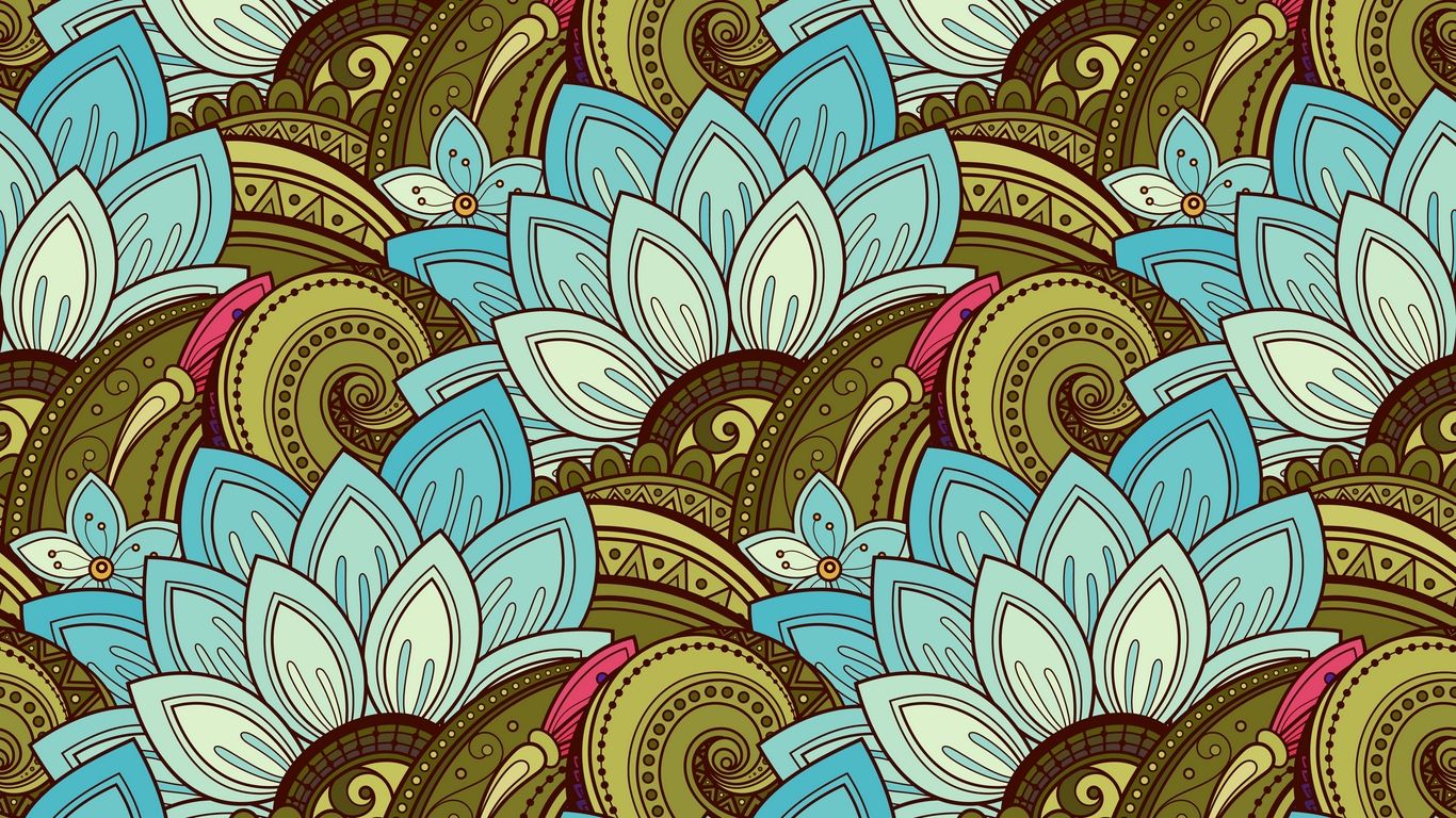 Wallpaper Patterns, Ornament, Doodles, Multicolored, Wallpaper For Laptop Wallpaper & Background Download