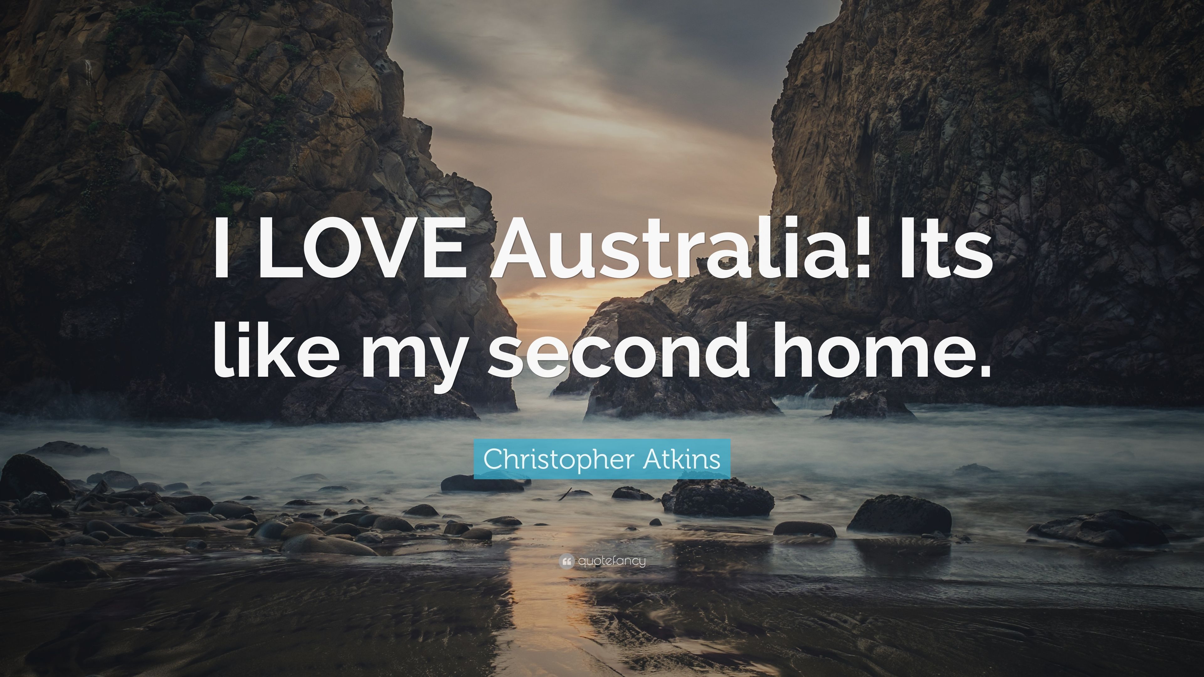 Christopher Atkins Quote: “I LOVE Australia! Its like my second home.” (7 wallpaper)