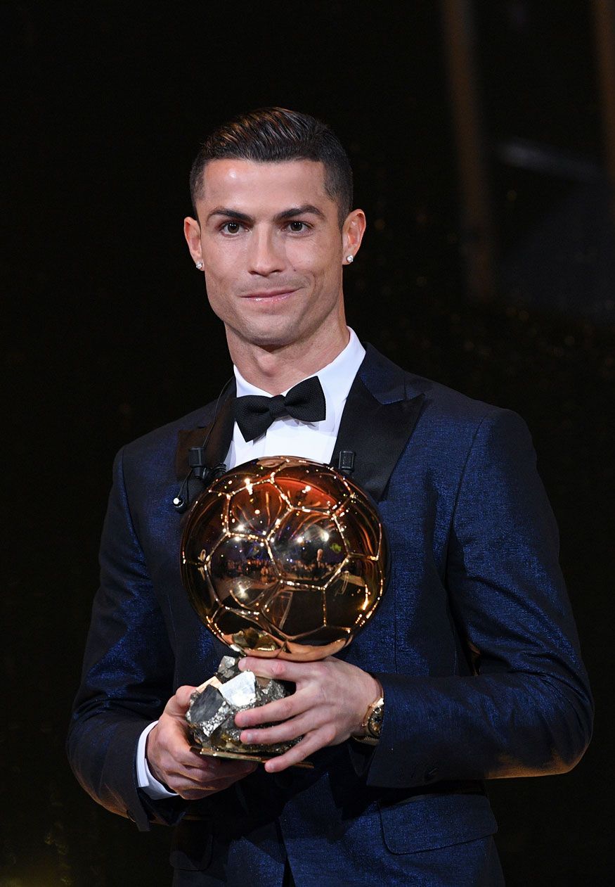 Cristiano Ronaldo Wins Ballon d' Or 2017