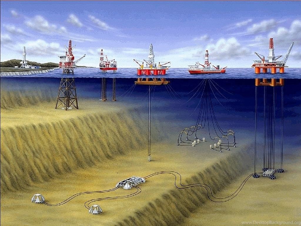 Oil Field Life Cycle CA Oil & Gas Desktop Background