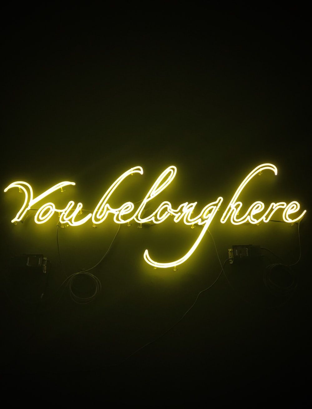 Yellow Neon Picture. Download Free Image