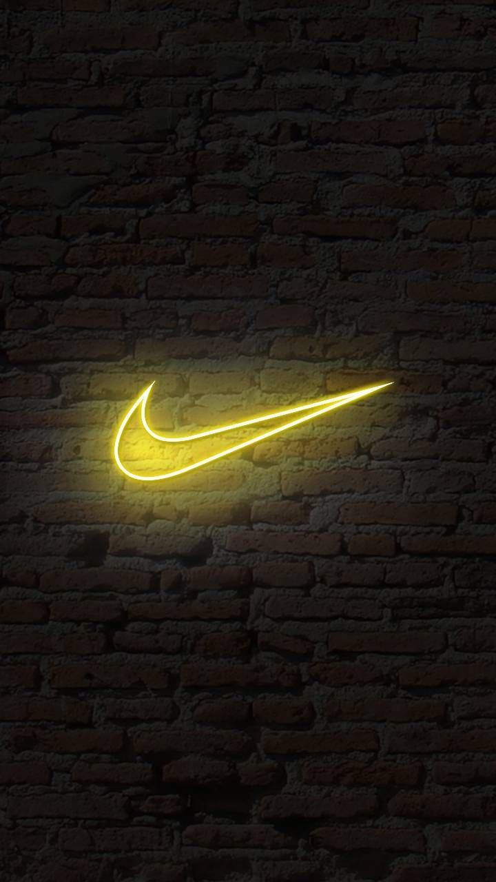 neon logo wallpaper background, Nike logo wallpaper, Neon wallpaper