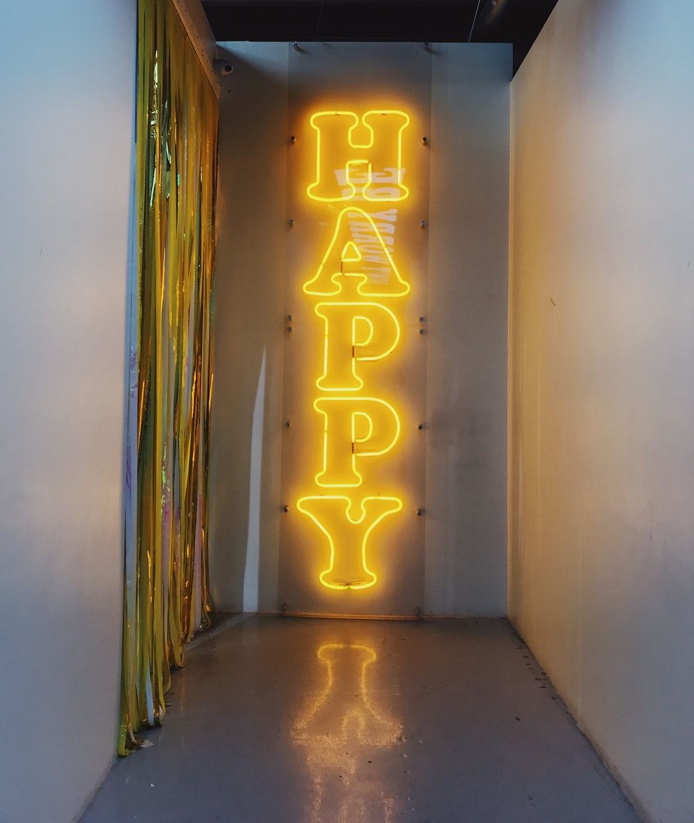 Yellow Neon Picture. Download Free Image