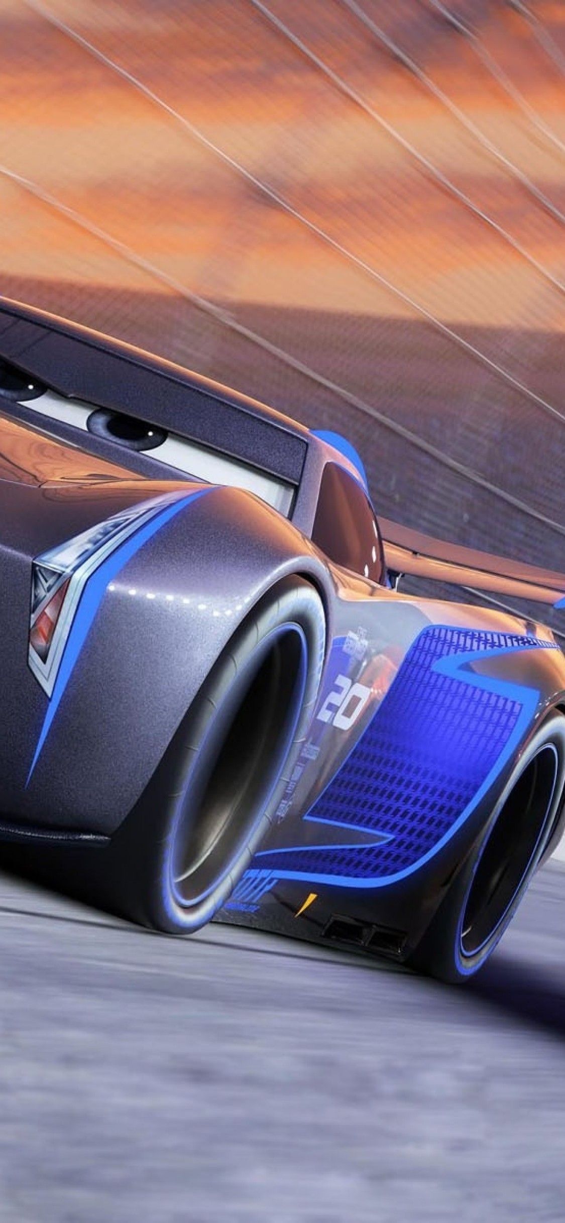 Cars Jackson Storm, Lightning Mcqueen, Animation 3 Blue Car Wallpaper & Background Download