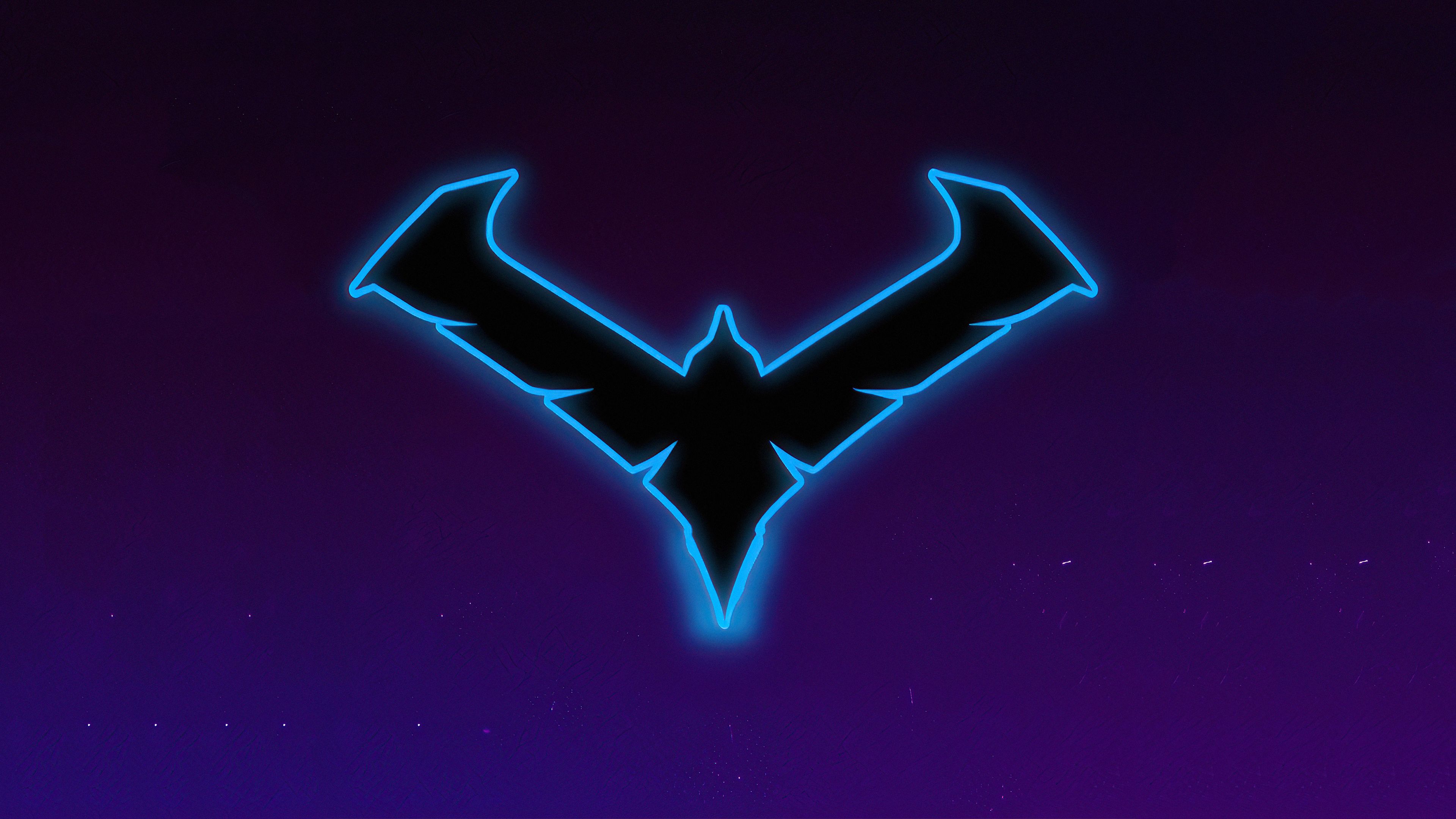 Nightwing Gotham Knights Minimal Logo 4k, HD Games, 4k Wallpaper, Image, Background, Photo and Picture