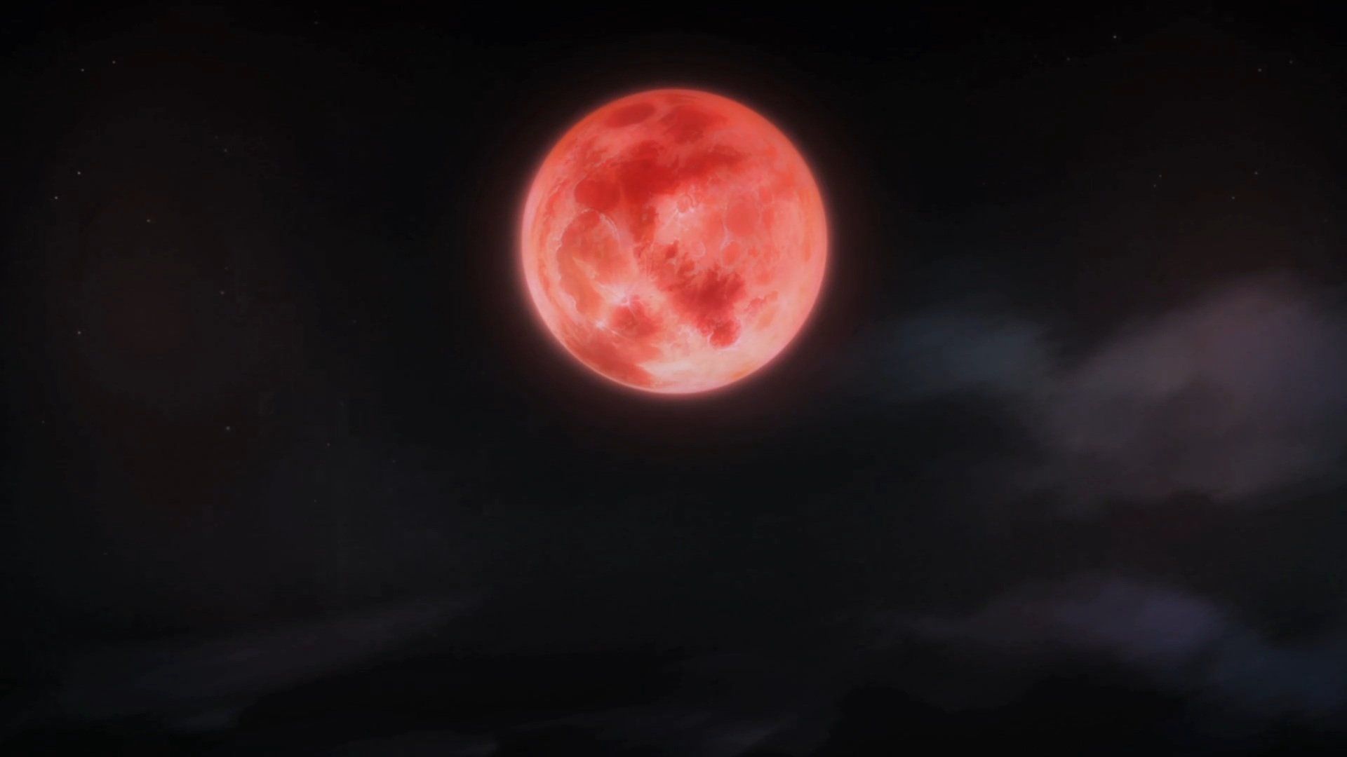 Red Moon Wallpaper Anime Download Free