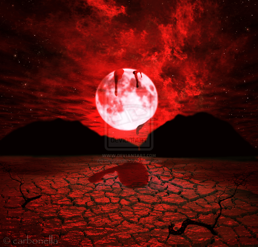 Anime Red Moon Wallpapers - Wallpaper Cave