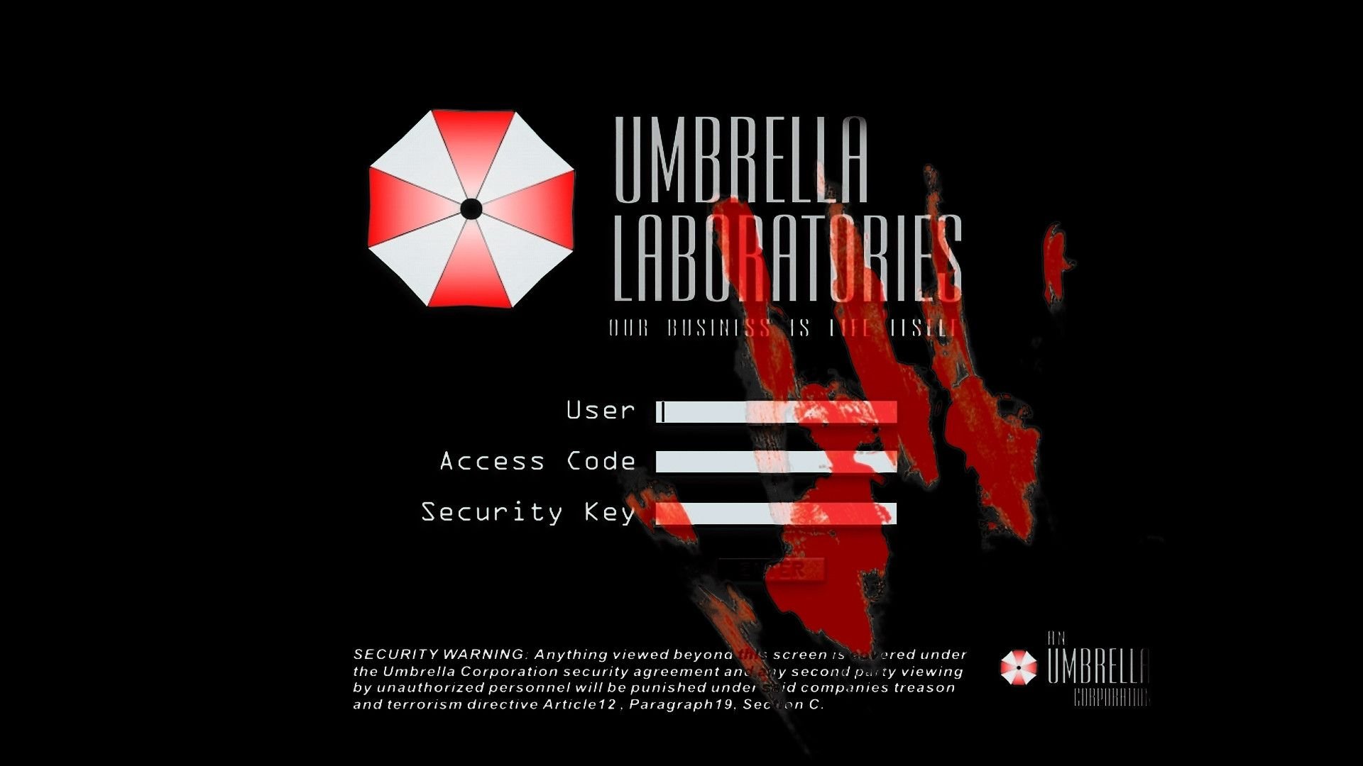 Umbrella Corporation Wallpaper background picture