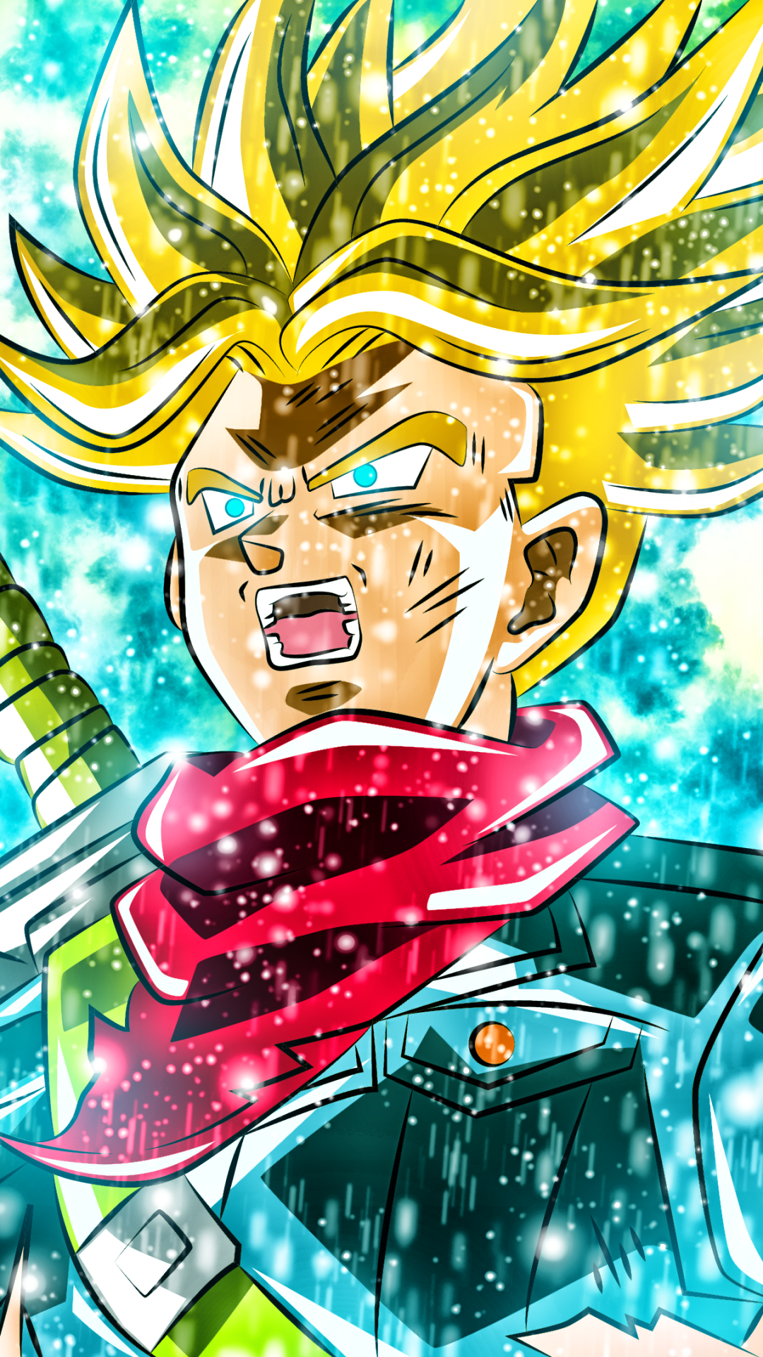 Dragon Ball Super iPhone Wallpaper Trunks