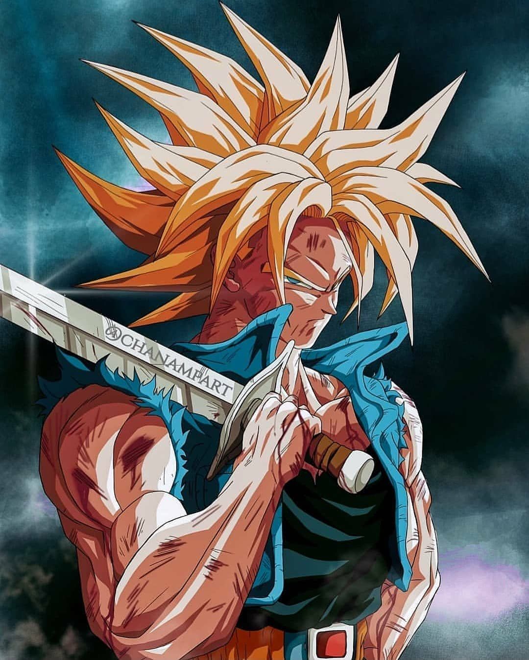 DBZ iPhone Trunks Wallpapers