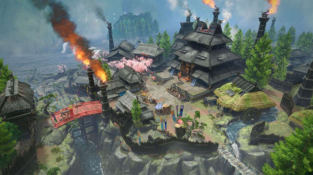 Monster Hunter Rise Image Show Off New Player Hub and Shrine Ruins