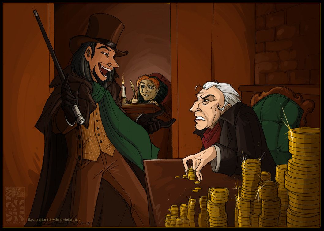 Frollo as Scrooge Hunchback of Notre Dame Fan Art
