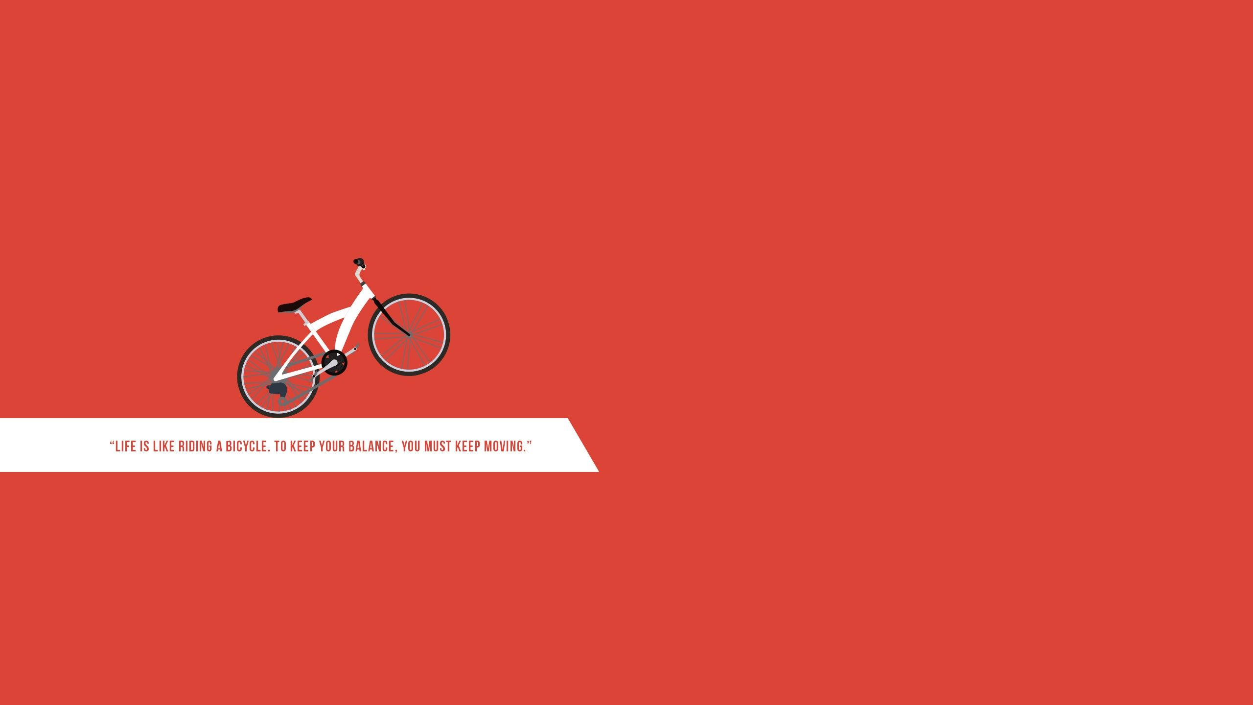 red, Quote, Bicycle Wallpaper HD / Desktop and Mobile Background