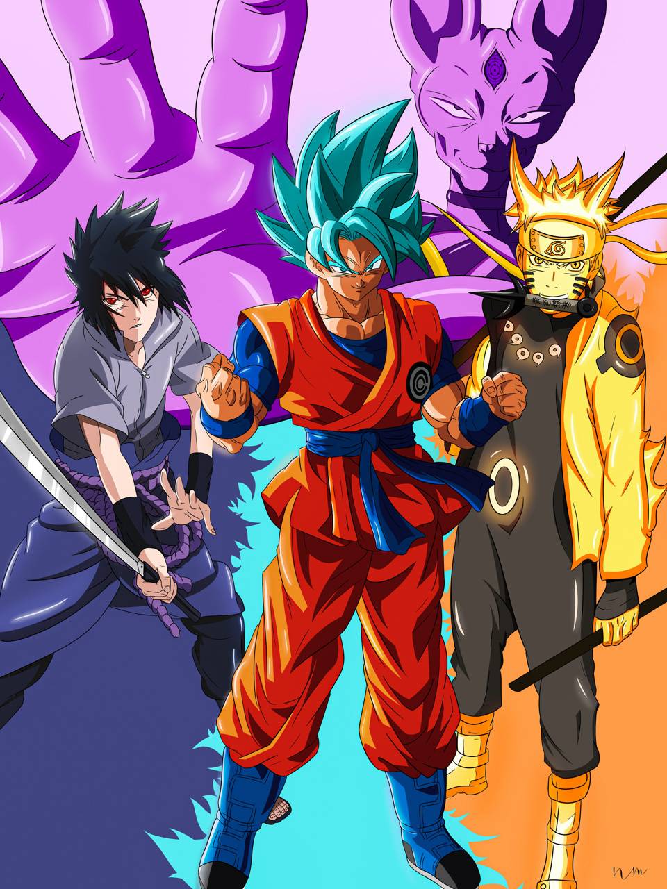 Goku x Naruto wallpaper
