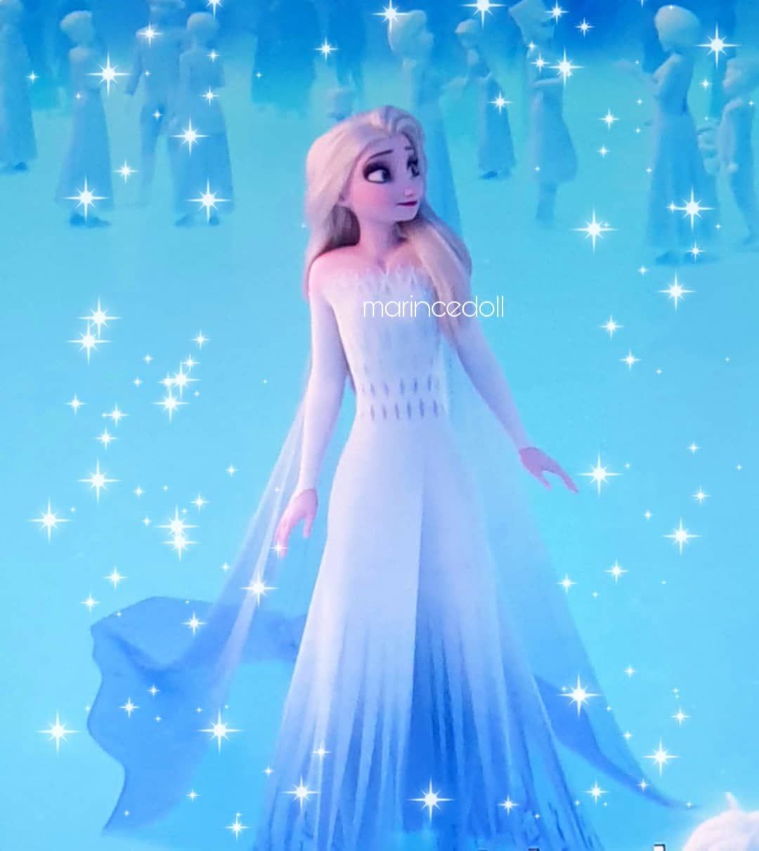 Frozen 2 Elsa White Dress Wallpaper Free Frozen 2 Elsa White Dress Background