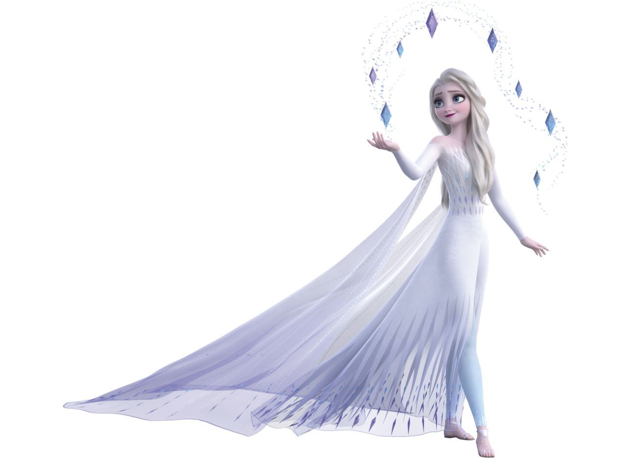 Frozen 2 Elsa White Dress Wallpaper Free Frozen 2 Elsa White Dress Background
