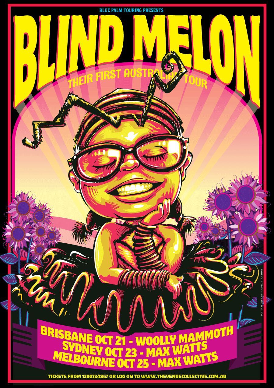 BeeMelon.com Melon fan site. Psychedelic poster, Band posters, Vintage music art