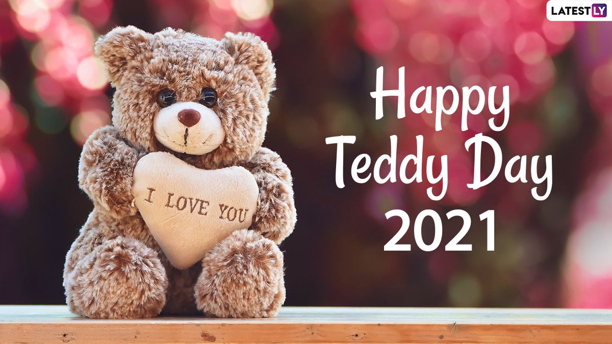 Teddy Day 2021 Image and HD Wallpaper For Free Download Online: WhatsApp Stickers, Signal Messages and Facebook Greetings to Share Valentine Week Wishes